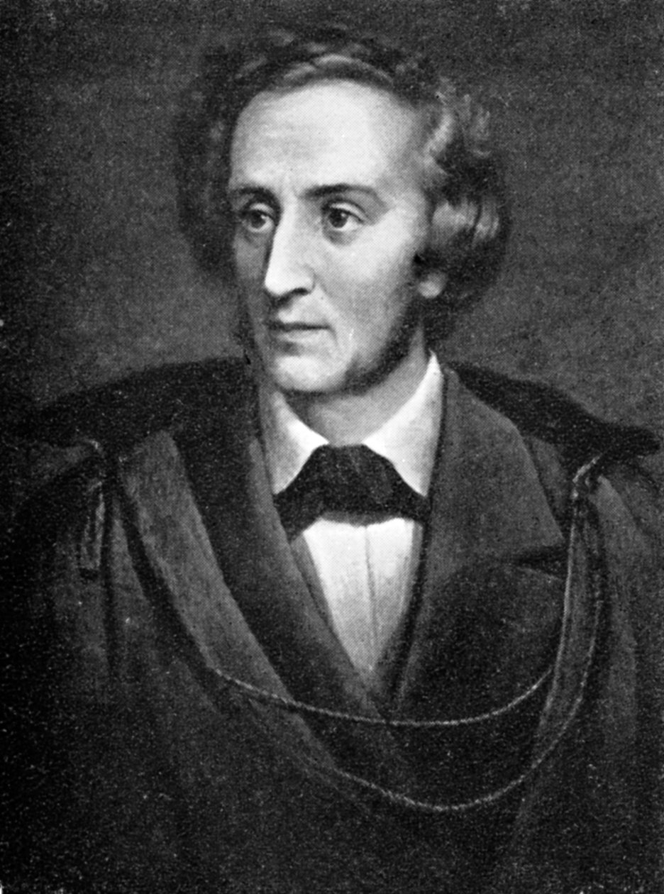 Felix Mendelssohn, 1809-1847, saksalainen säveltäjä, 1909 tekijältä Unbekannt