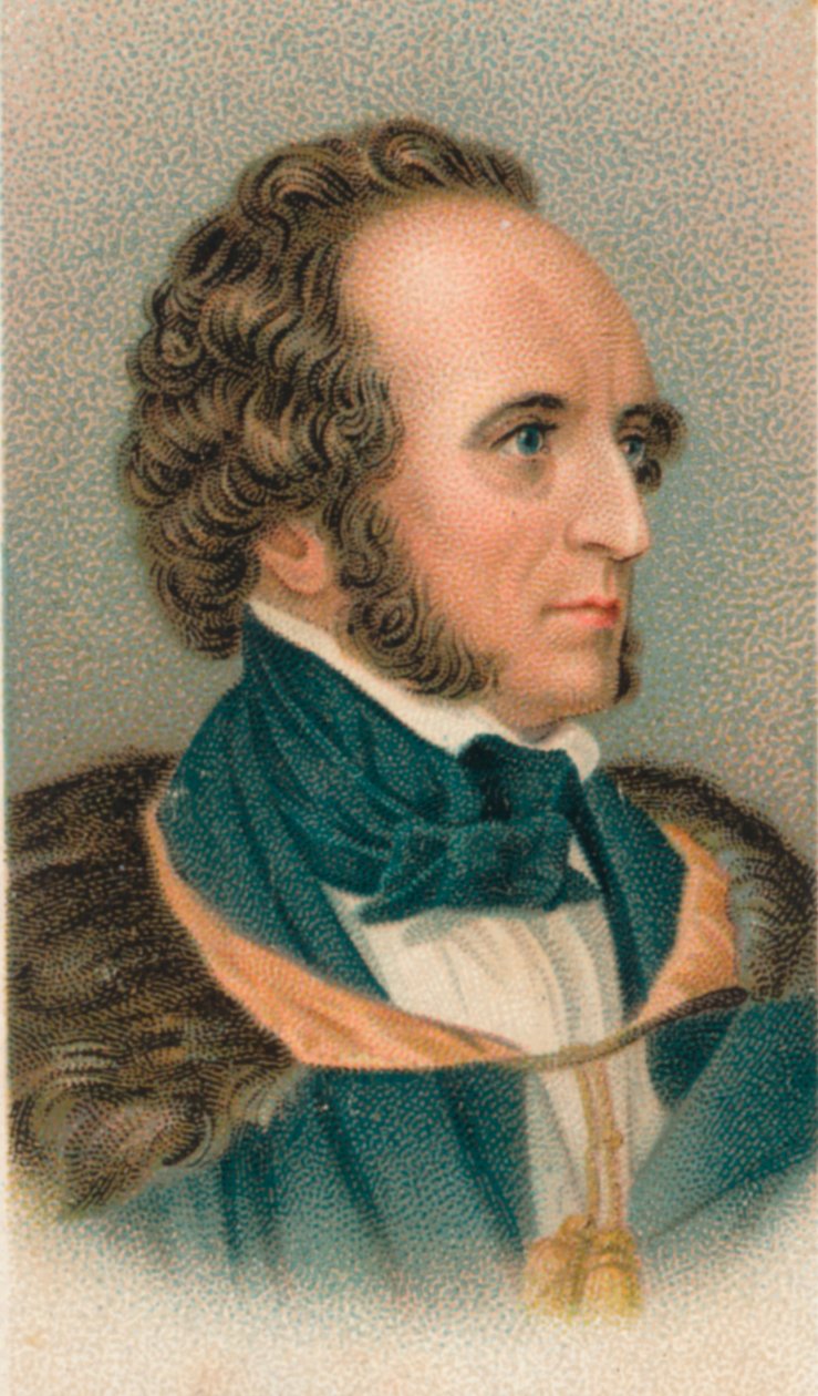 Felix Mendelssohn 1809-1847, saksalainen säveltäjä, pianisti, urkuri ja kapellimestari, 1911 tekijältä Unbekannt