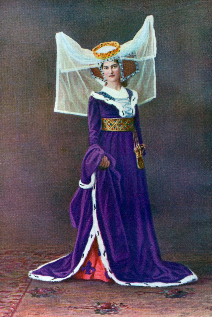 Naisten mekko Henrik VI:n ajalta 1910 tekijältä Unbekannt