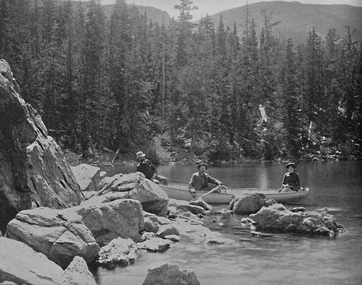 Fen Lake, lähellä Georgetownia, Colorado, vuodelta 1897. tekijältä Unbekannt