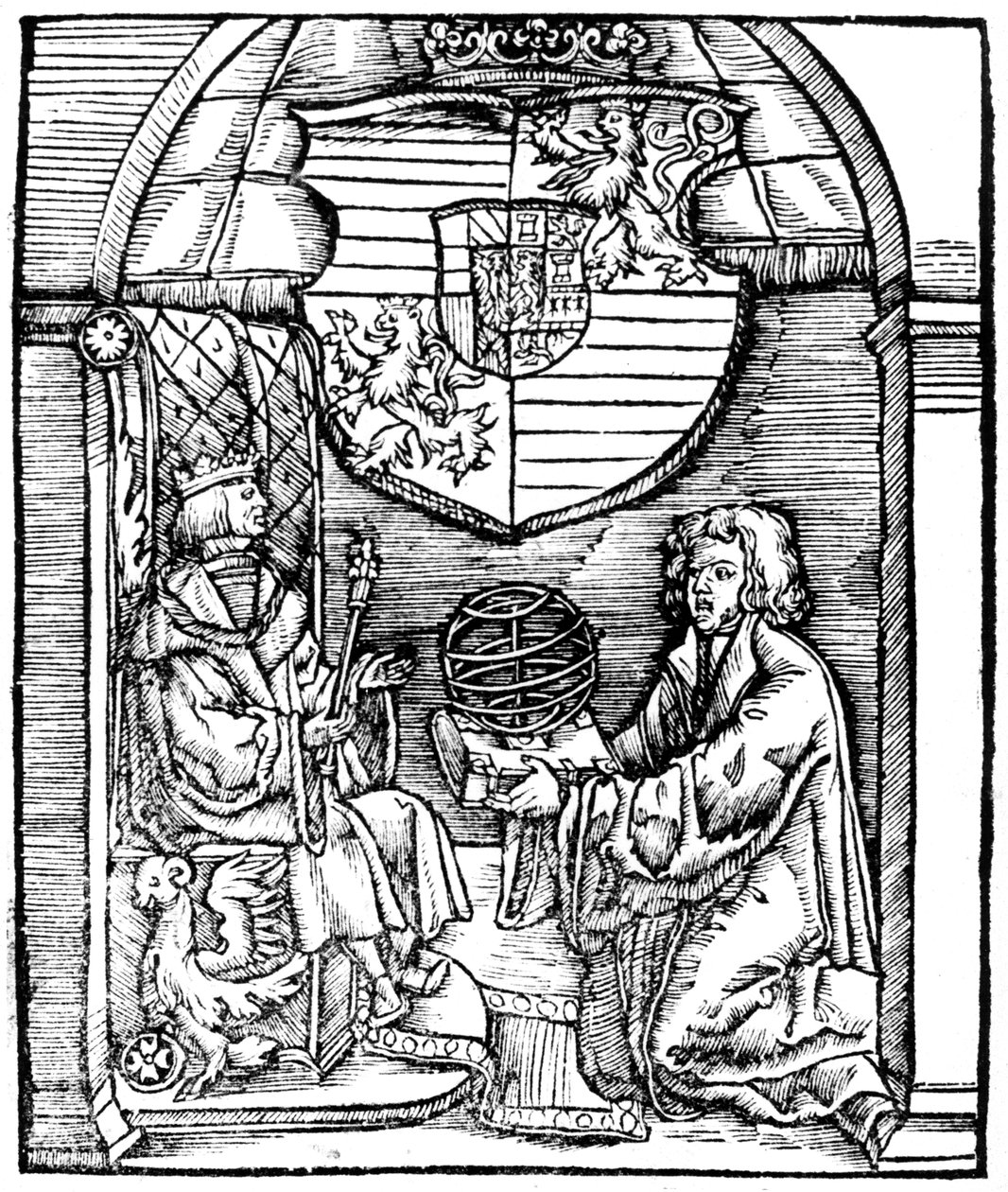 Ferdinand I, Pyhän Rooman keisari, ja Johann Vogelin, Wien, 1529 tekijältä Unbekannt