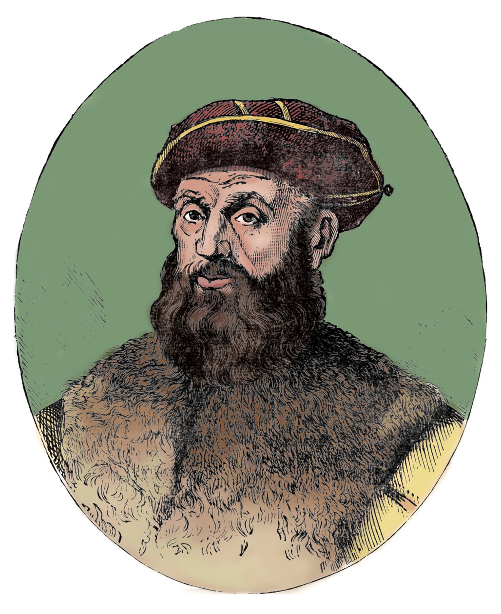 Ferdinand Magellan c1480-1521, portugalilainen tutkimusmatkailija, 1904. tekijältä Unbekannt