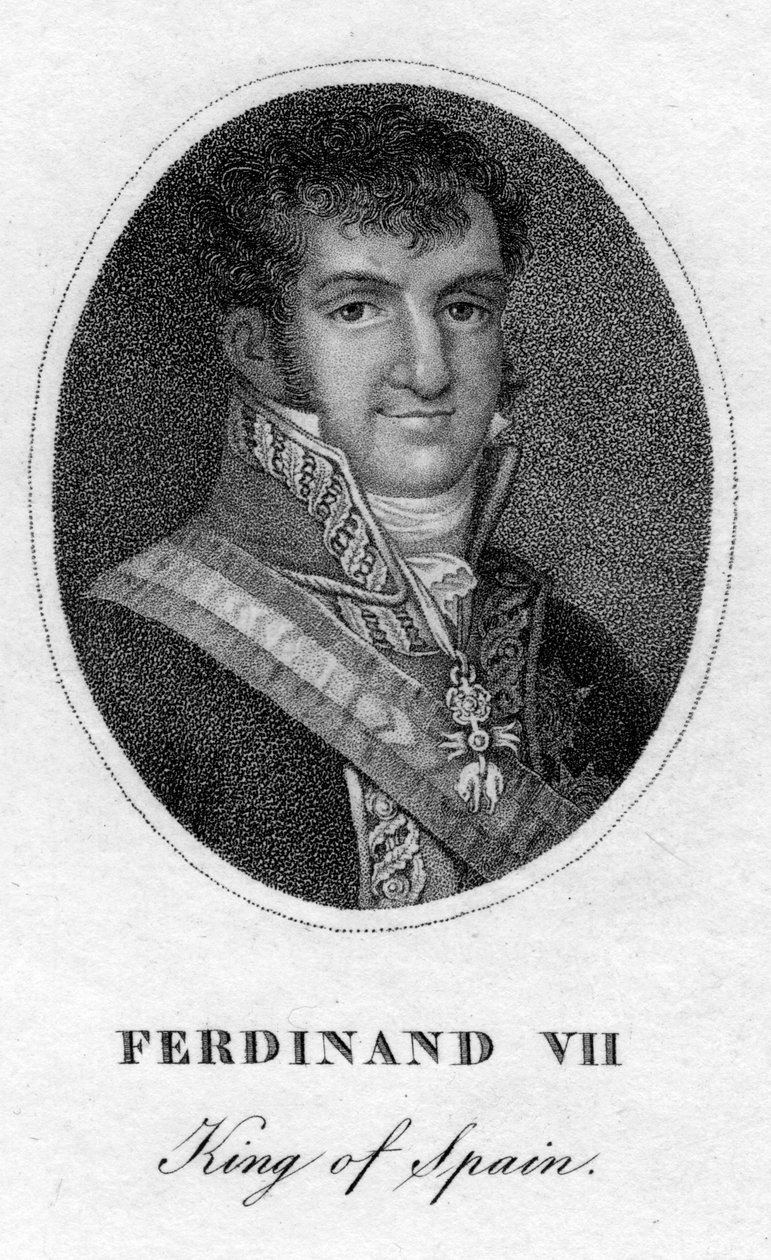Ferdinand VII, Espanjan kuningas, 1800-luku tekijältä Unbekannt