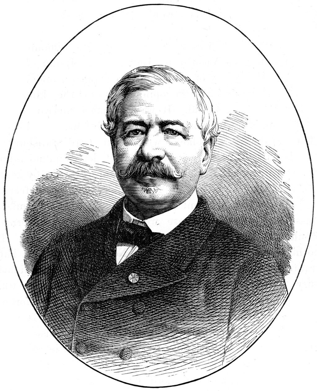 Ferdinand de Lesseps, 1800-luvun ranskalainen diplomaatti ja yrittäjä, 1900 tekijältä Unbekannt