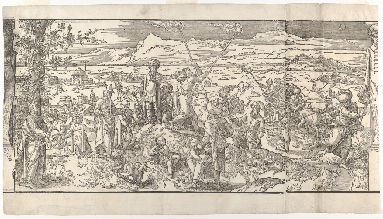 Uudenkuun festivaali friisistä Ces Moeurs et fachons de faire de Turcz Customs ..., 1553. tekijältä Unbekannt