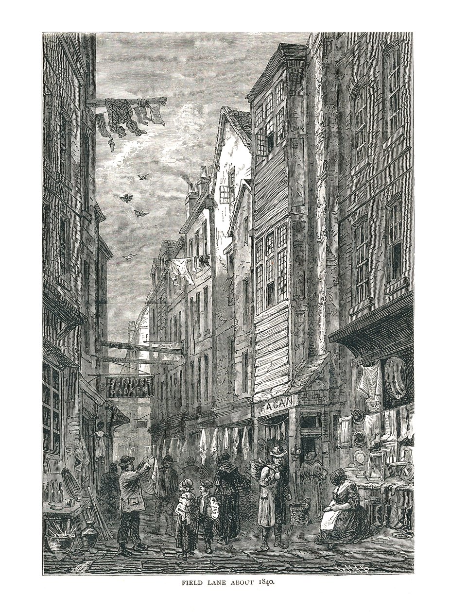 Field Lane noin 1840 tekijältä Unbekannt