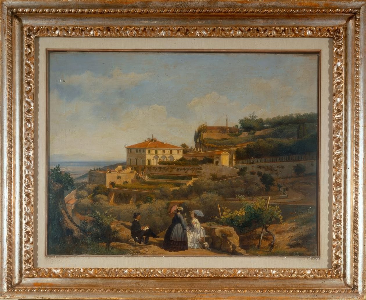 Fiesole, Villa Medici / Gem. 1869 tekijältä Unbekannt