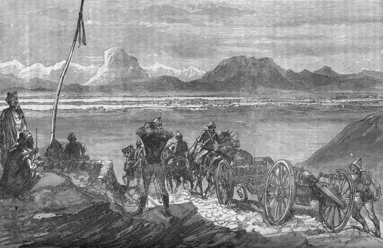 Ensimmäinen näkemys Candaharista, vuodelta 1880 tekijältä Unbekannt