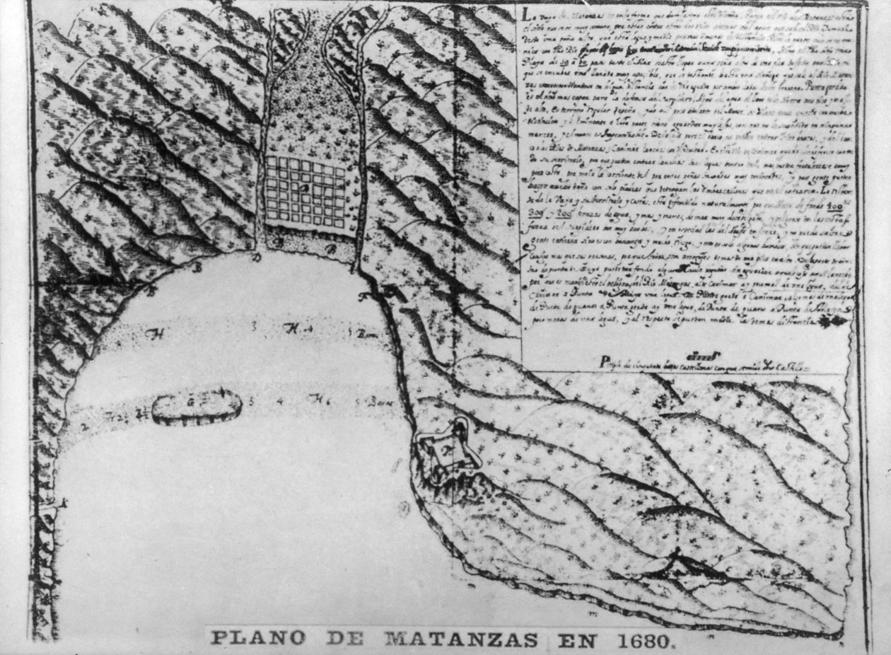 Ensimmäiset piirustukset Matanzasista, 1680, 1920-luvut tekijältä Unbekannt