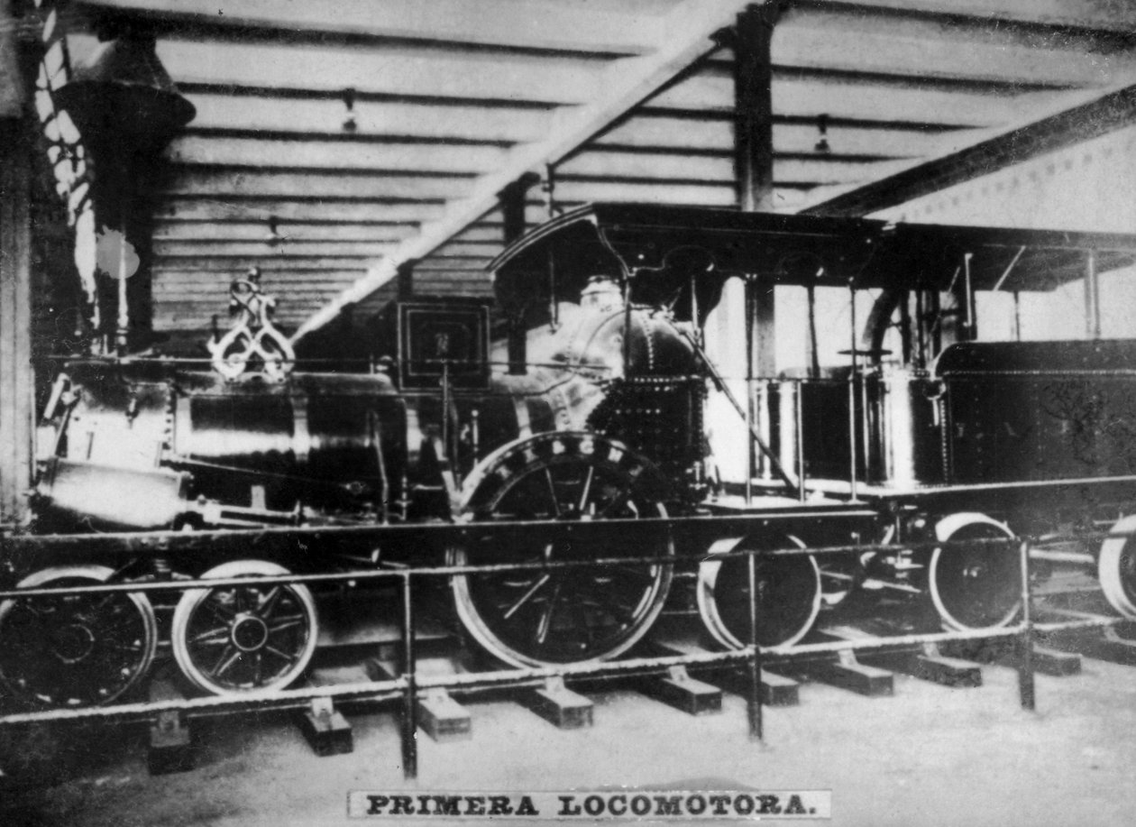 Ensimmäinen veturi, Kuuba, 1800-luku tekijältä Unbekannt