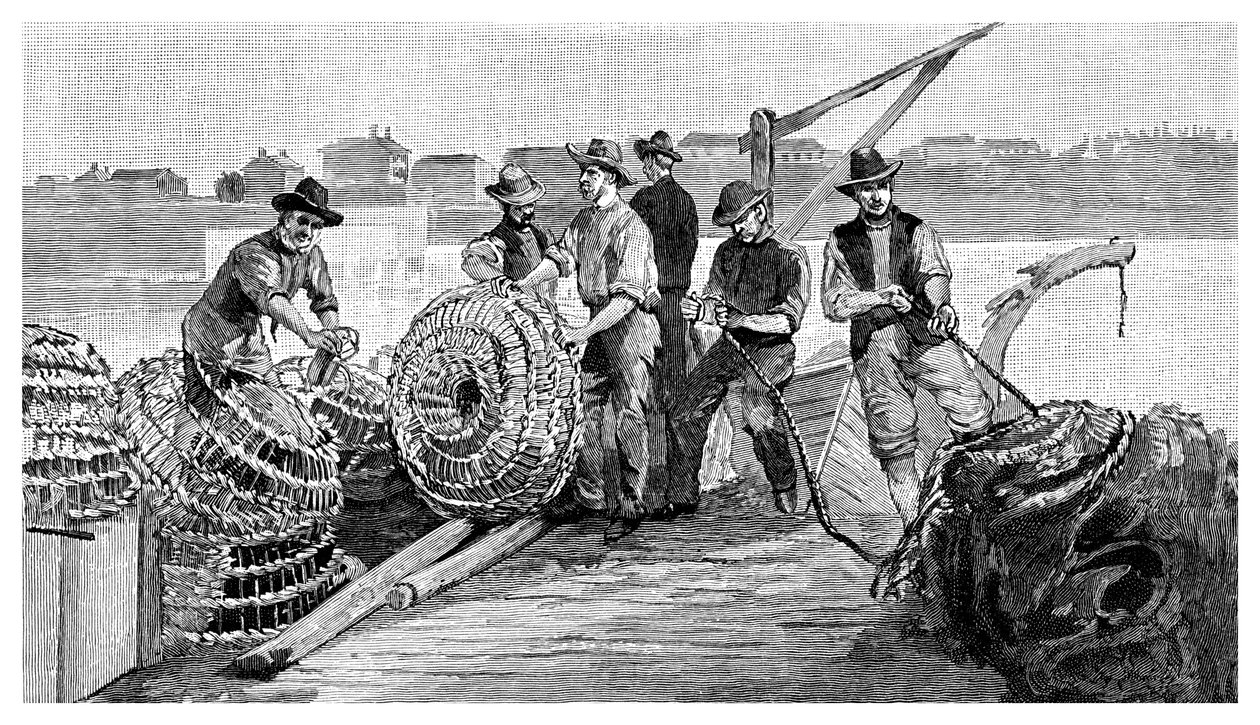 Fishermans Jetty, 1886 tekijältä Unbekannt