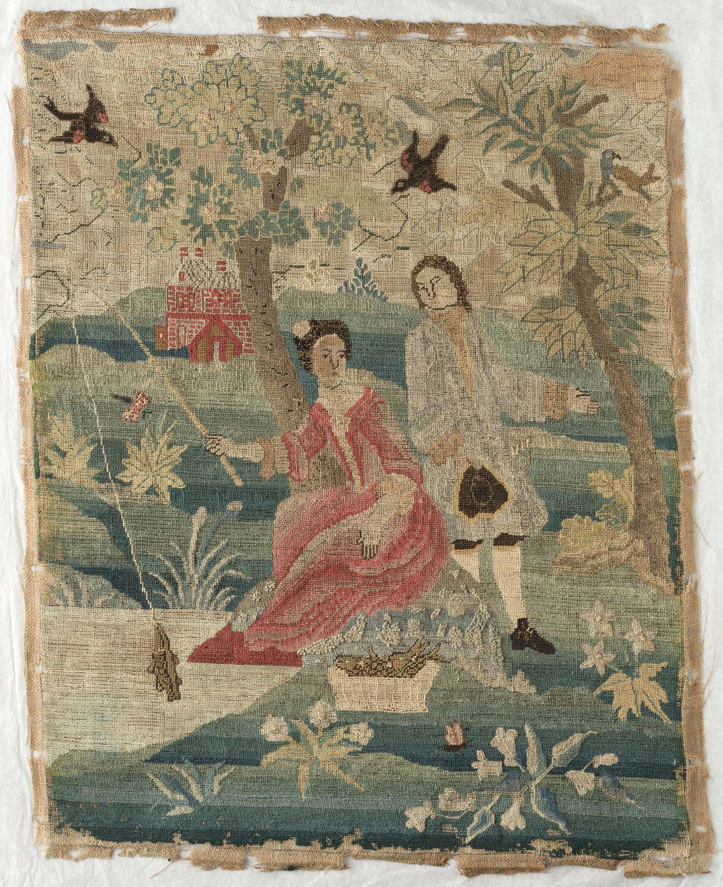 Fishing Lady, 1700-luku. tekijältä Unbekannt