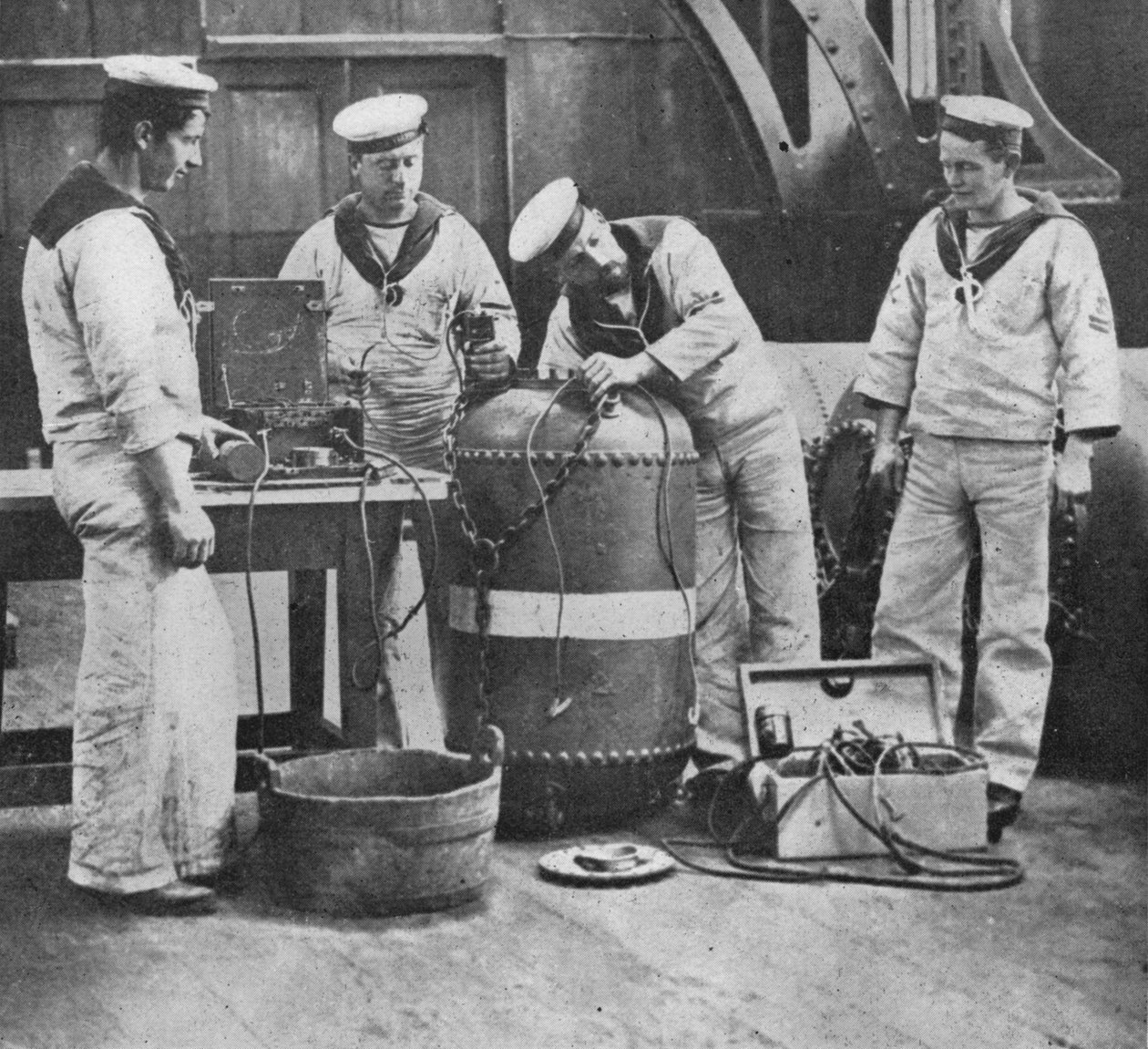 Sähkökosketuskaivoksen asentaminen, 1914 tekijältä Unbekannt