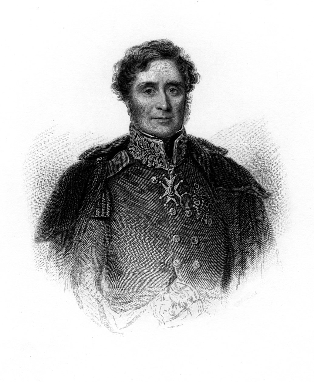 Fitzroy James Henry Somerset, 1. Baron Raglan, englantilainen sotilas, c1860 tekijältä Unbekannt