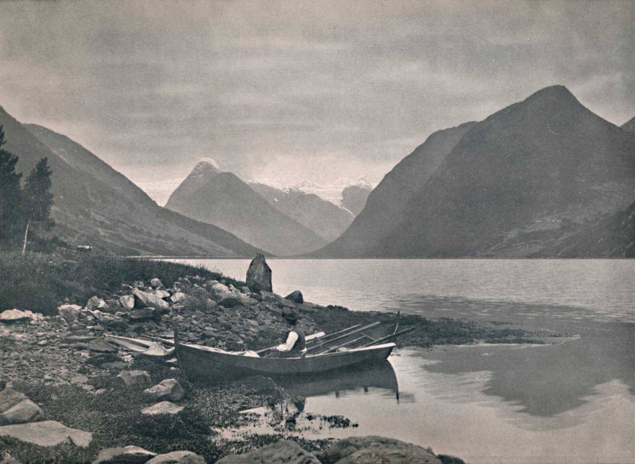 Fjaerlandsfjord, 1914. tekijältä Unbekannt