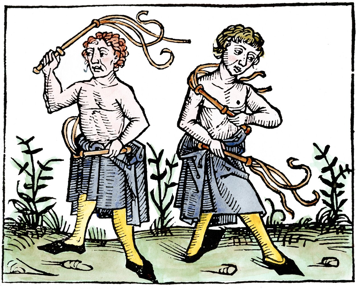 Flagellantit, 1493 tekijältä Unbekannt