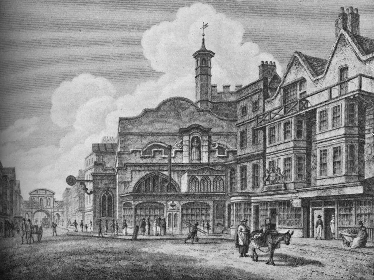 Fleet Street 1700-luvulla, 1907 tekijältä Unbekannt