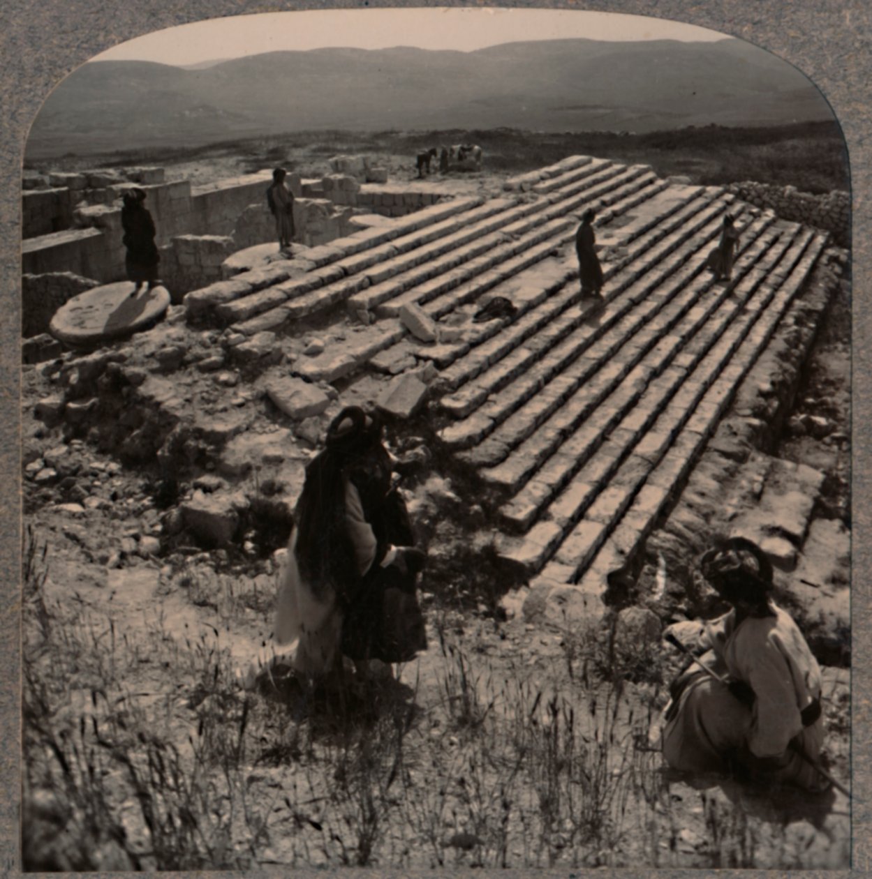 Portaat, Samaria, c1900 tekijältä Unbekannt