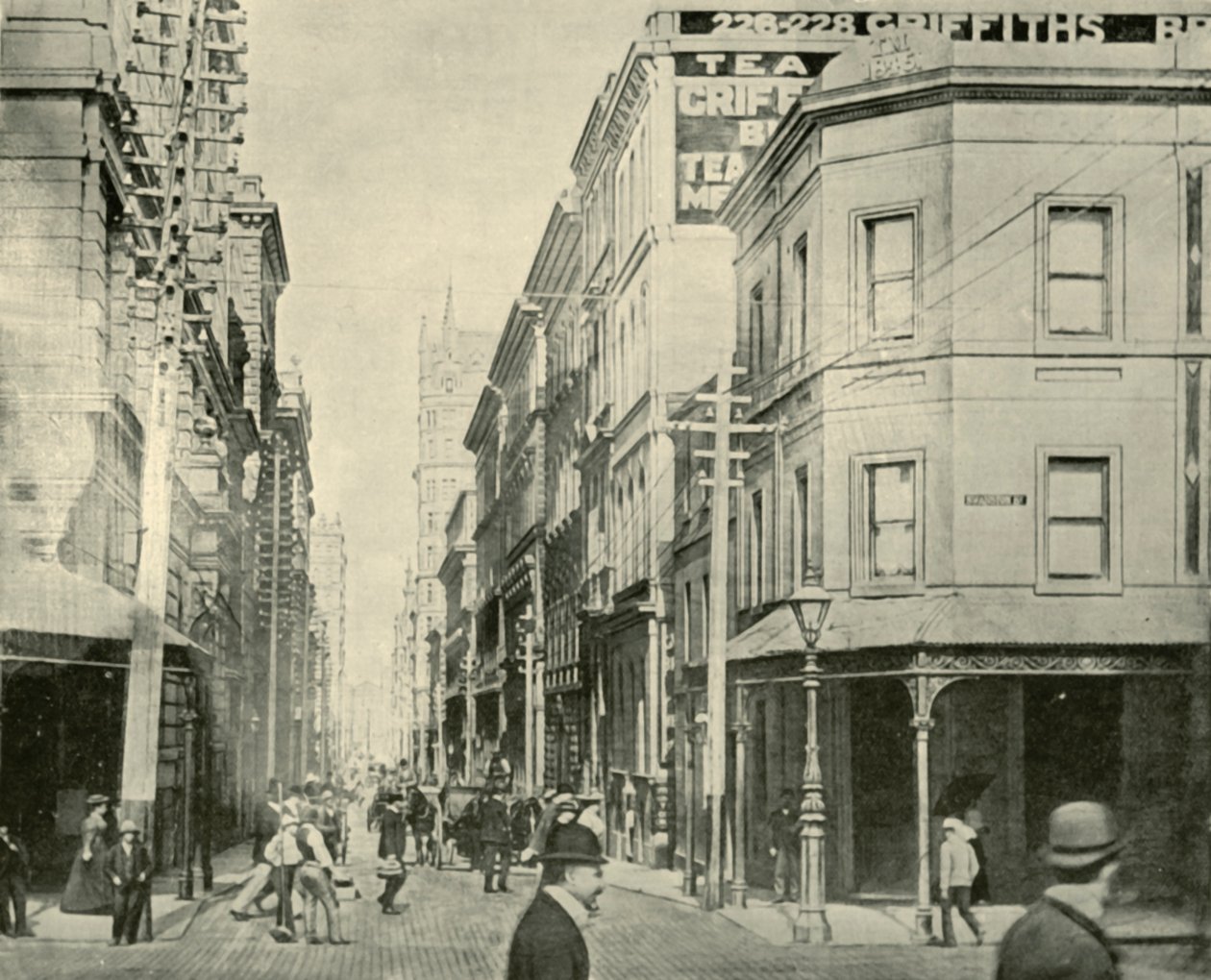 Flinders Lane, Melbourne, 1901. tekijältä Unbekannt