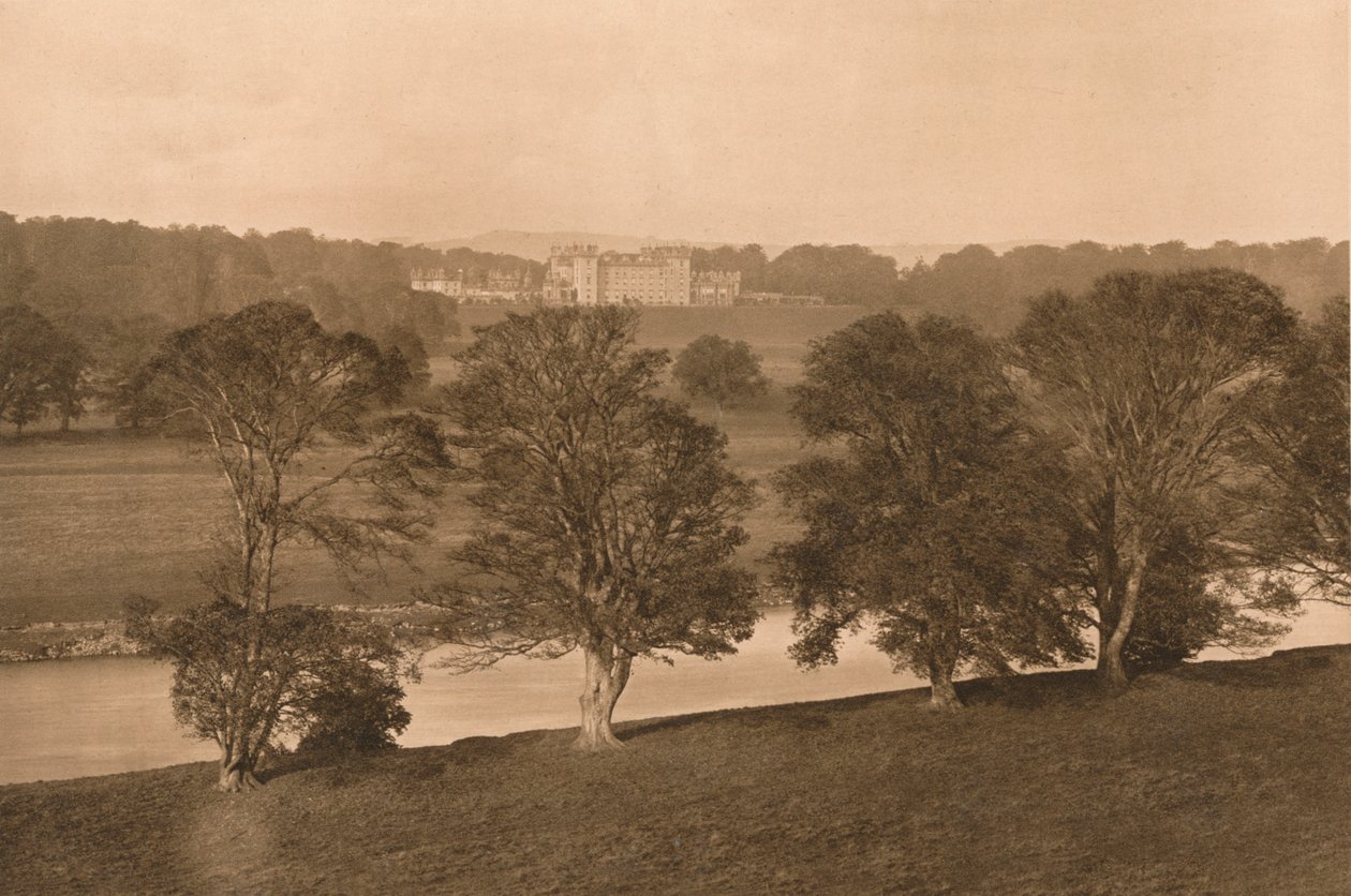 Floors Castle, Tweedin etelärannalta, 1902 tekijältä Unbekannt