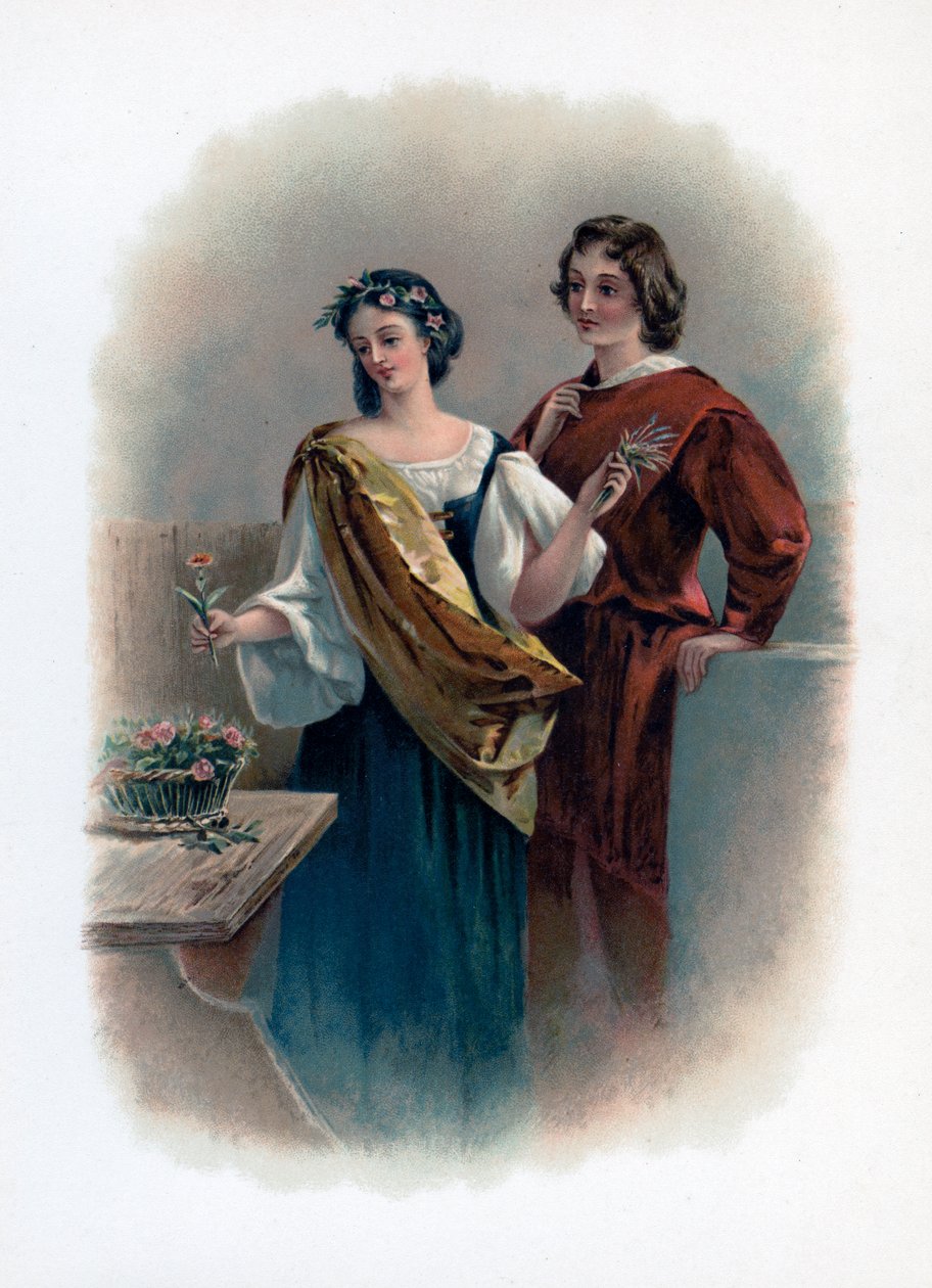 Florizel ja Perdita, 1891 tekijältä Unbekannt