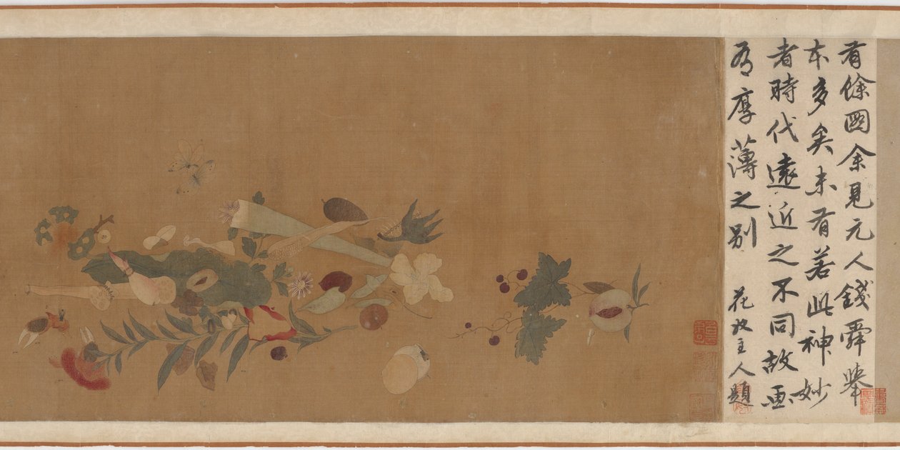 Kukat, hedelmät, kuoret ja hyönteiset, 1368-1644. tekijältä Unbekannt