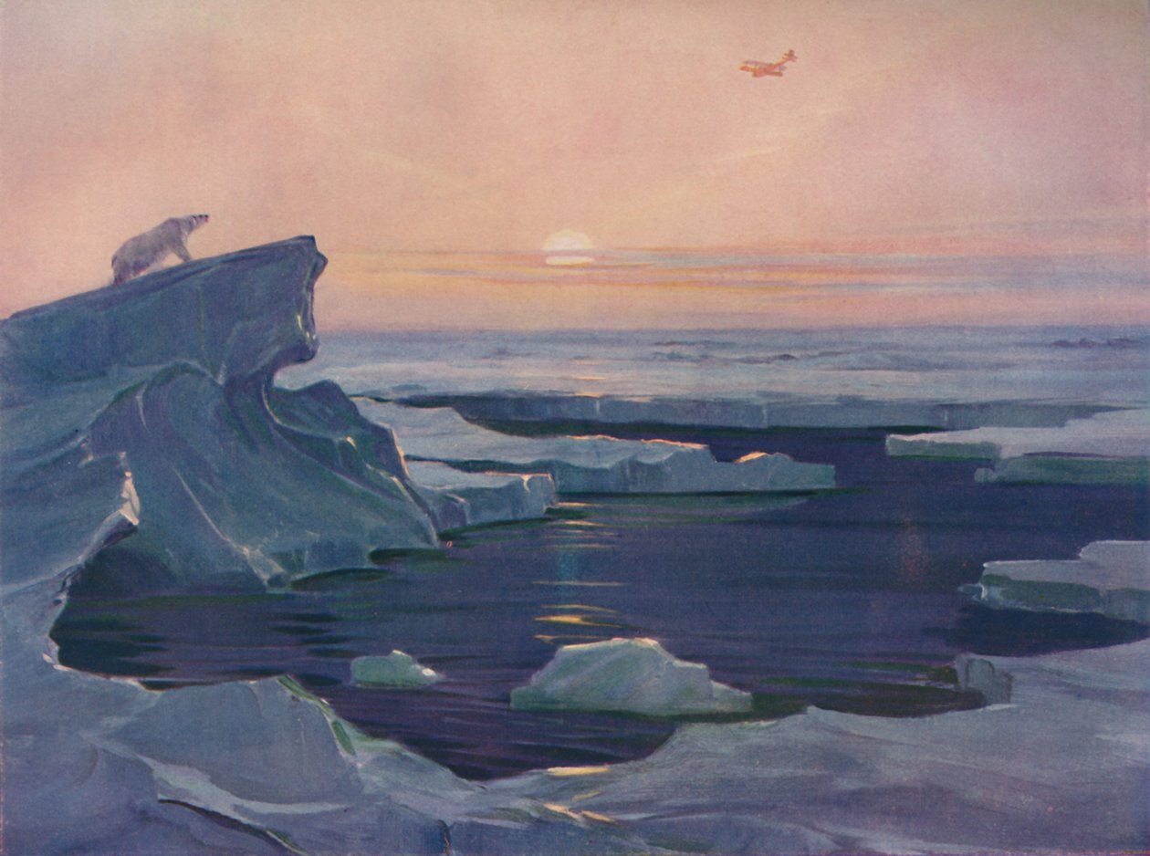 Lentäminen napajätteiden yli, 1927 tekijältä Unbekannt