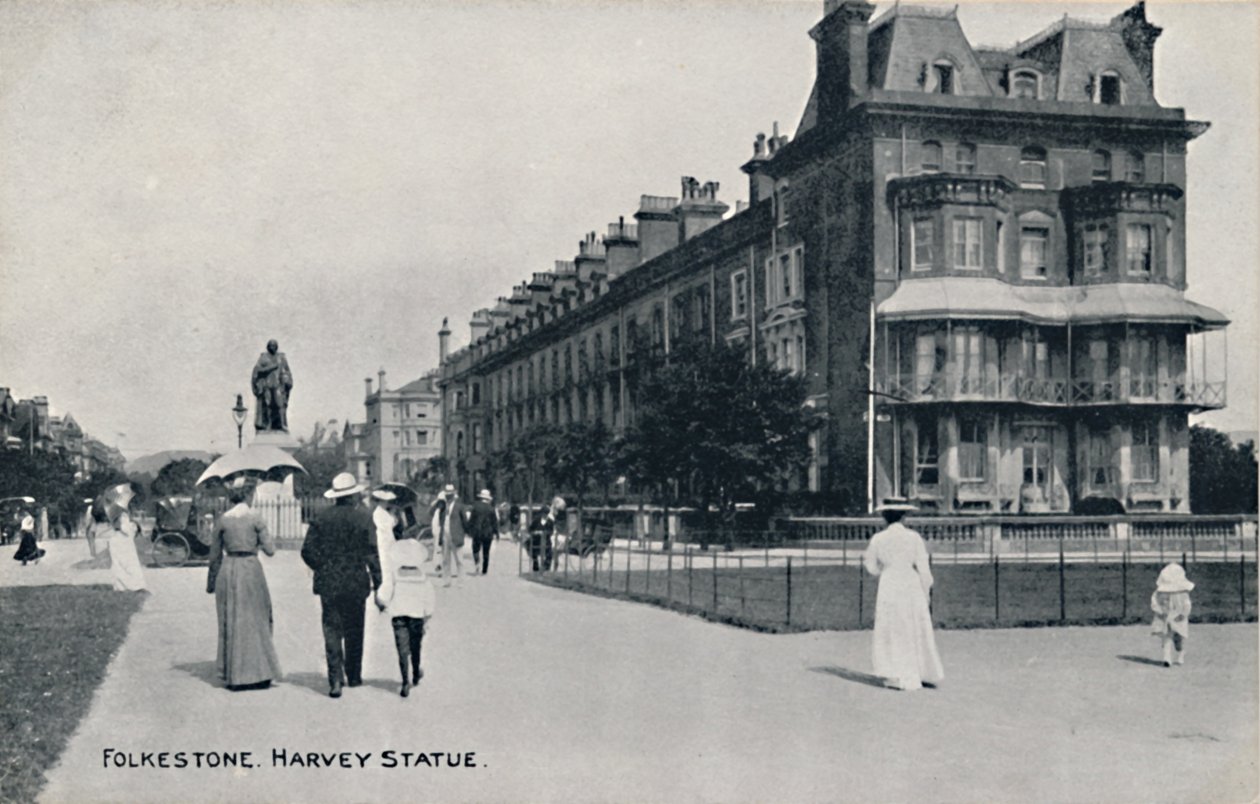 Folkestone. Harveyn patsas, 1800-luvun loppu - 1900-luvun alku tekijältä Unbekannt
