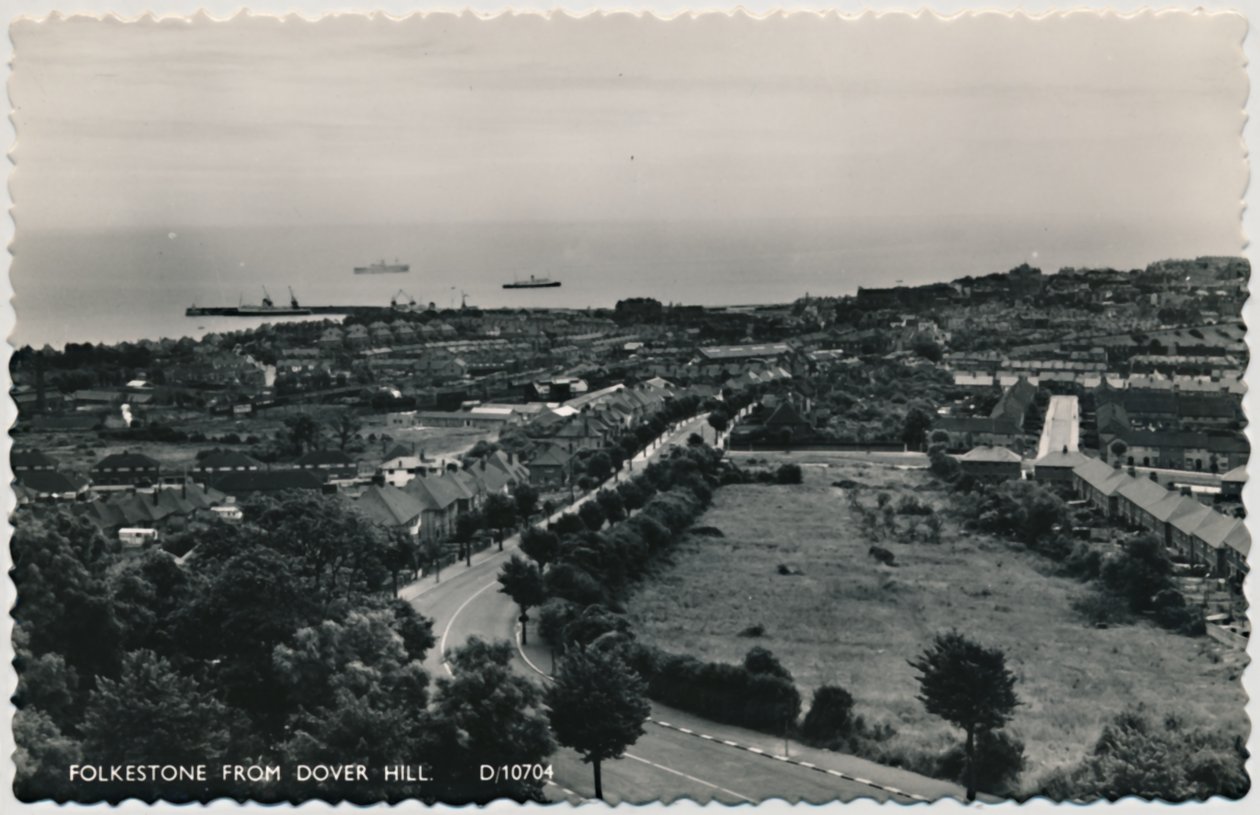 Folkestone Dover Hillistä, 1800-luvun loppu - 1900-luvun alku tekijältä Unbekannt