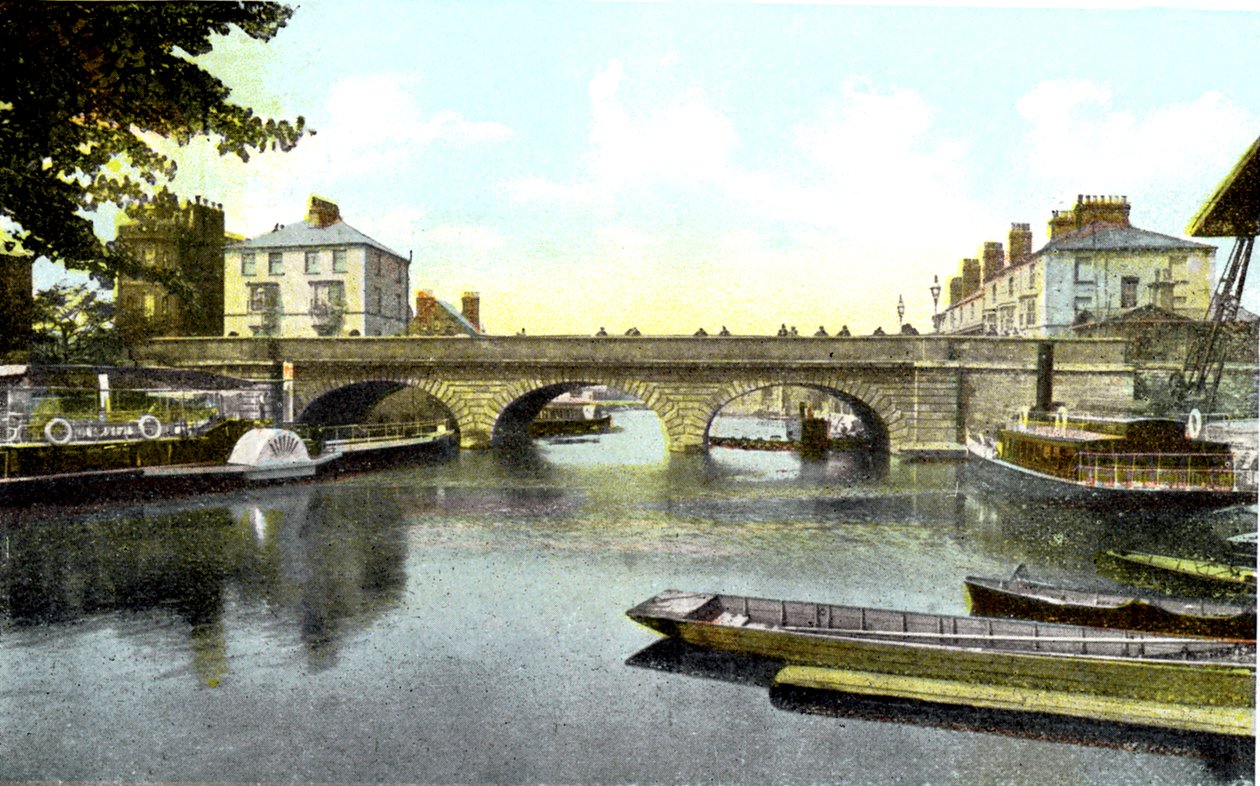 Folly Bridge, Oxford, 1900-luku tekijältä Unbekannt