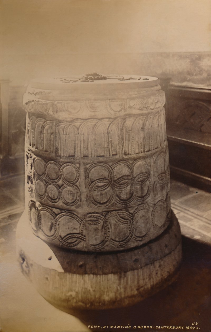 Font, St. Martins Church, Canterbury, 1929. tekijältä Unbekannt