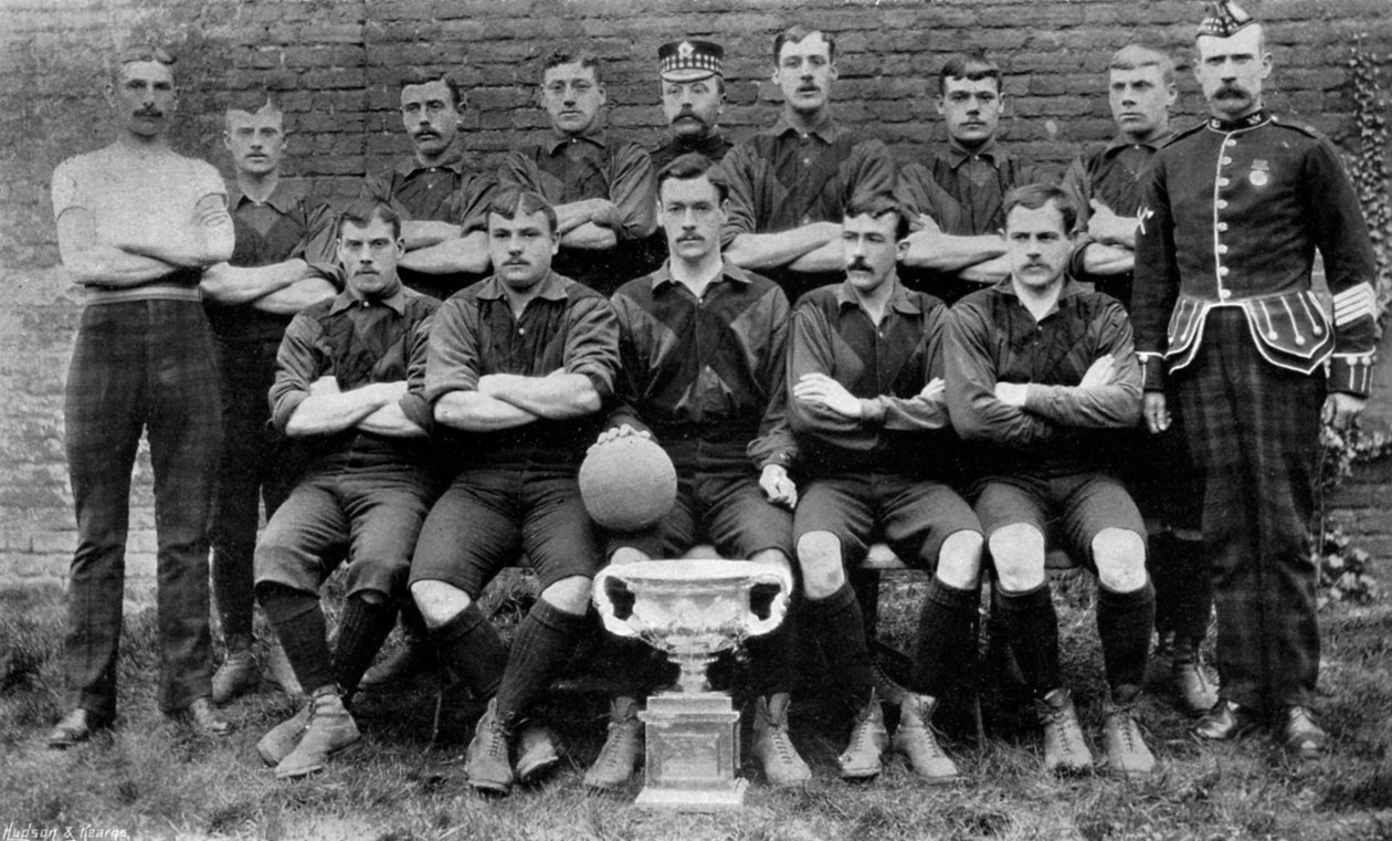 1. Royal Scots Lothian -rykmentin jalkapallojoukkue, 1896 tekijältä Unbekannt