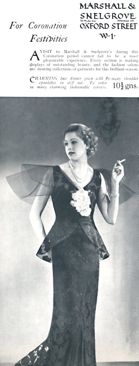 Kruunausjuhliin - Marshall & Snelgrove, 1937 tekijältä Unbekannt