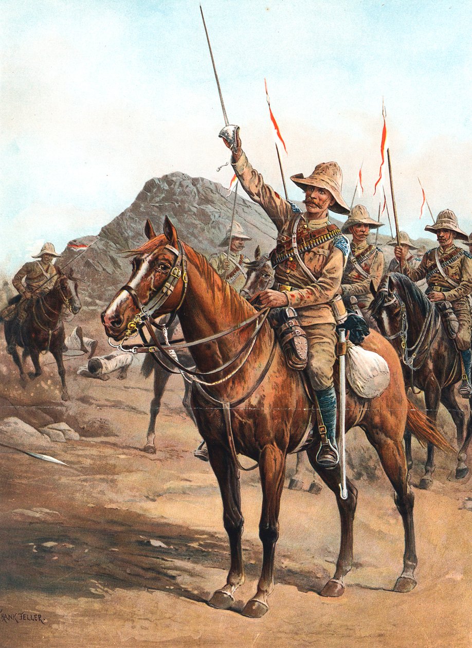 Lomake ylös, nro 2! Form Up!, Brittiläiset Omdurmanin taistelussa Sudanissa, 1898 tekijältä Unbekannt