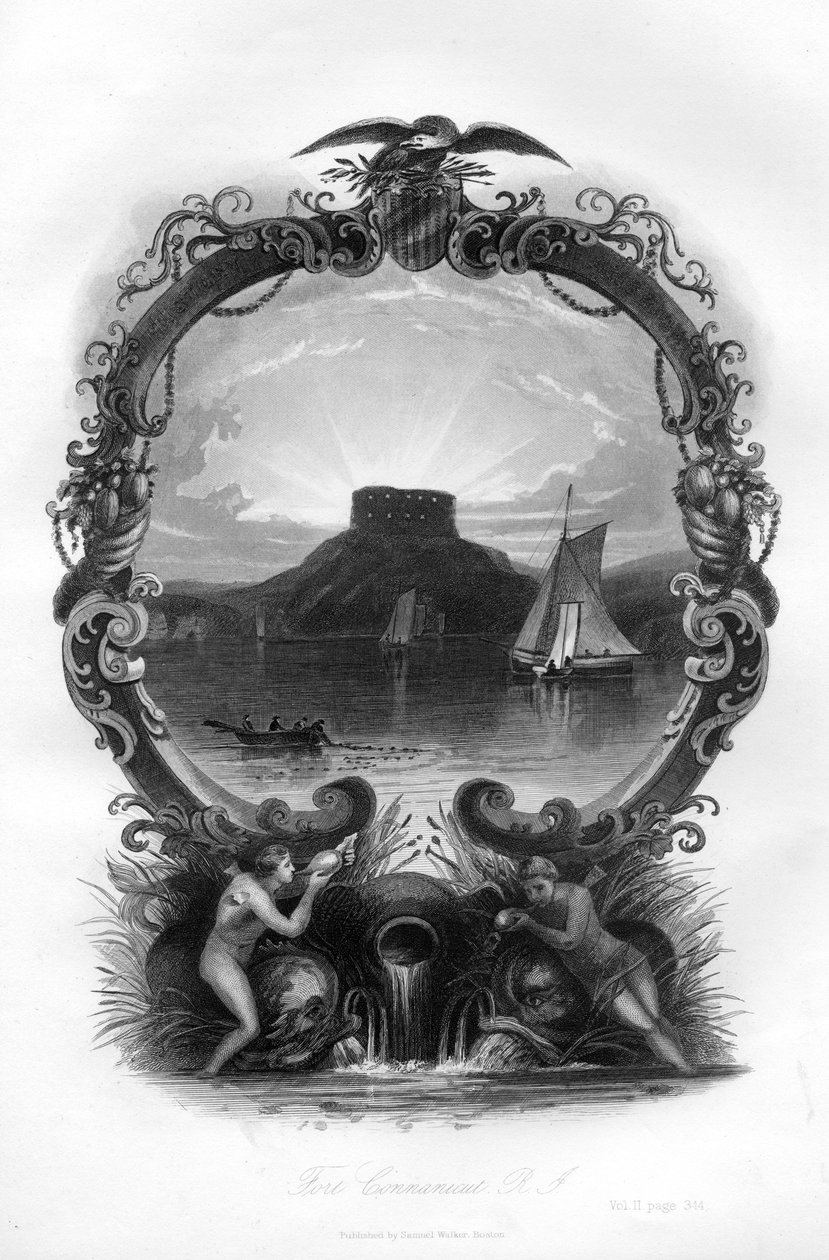 Fort Connanicut, Rhode Island, 1855 tekijältä Unbekannt