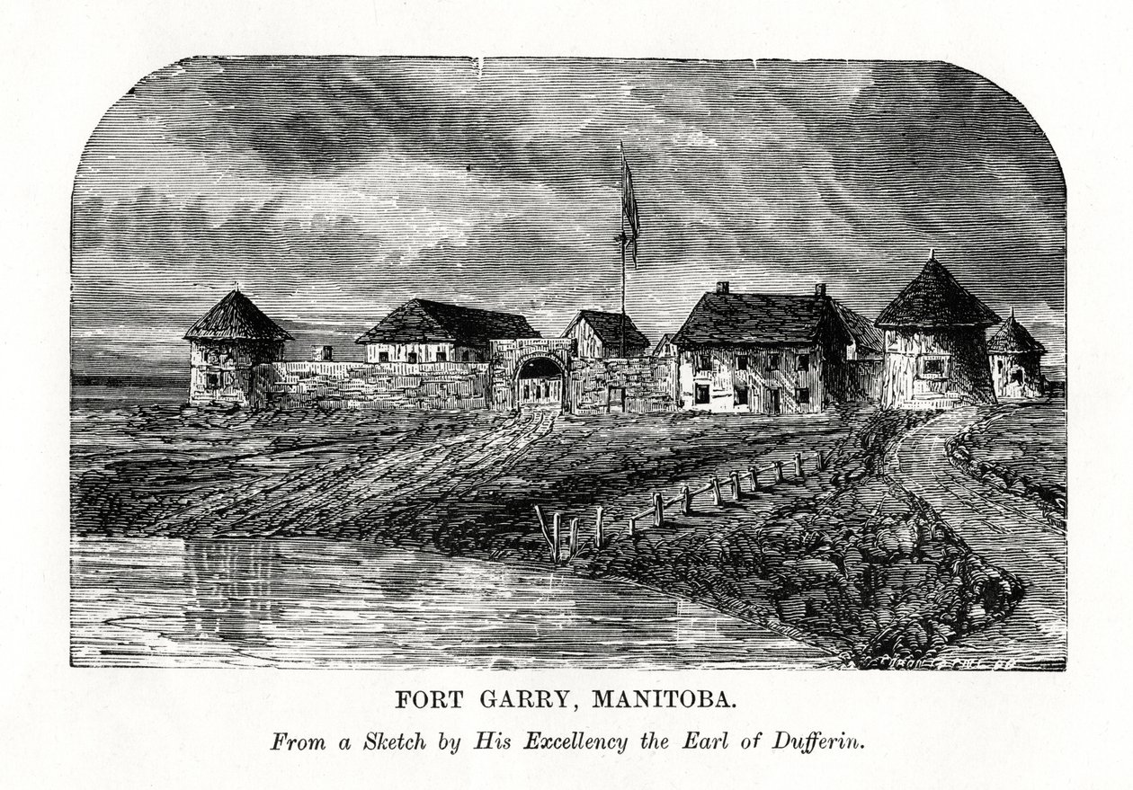 Fort Garry, Manitoba, Kanada, 1800-luvun loppu tekijältä Unbekannt