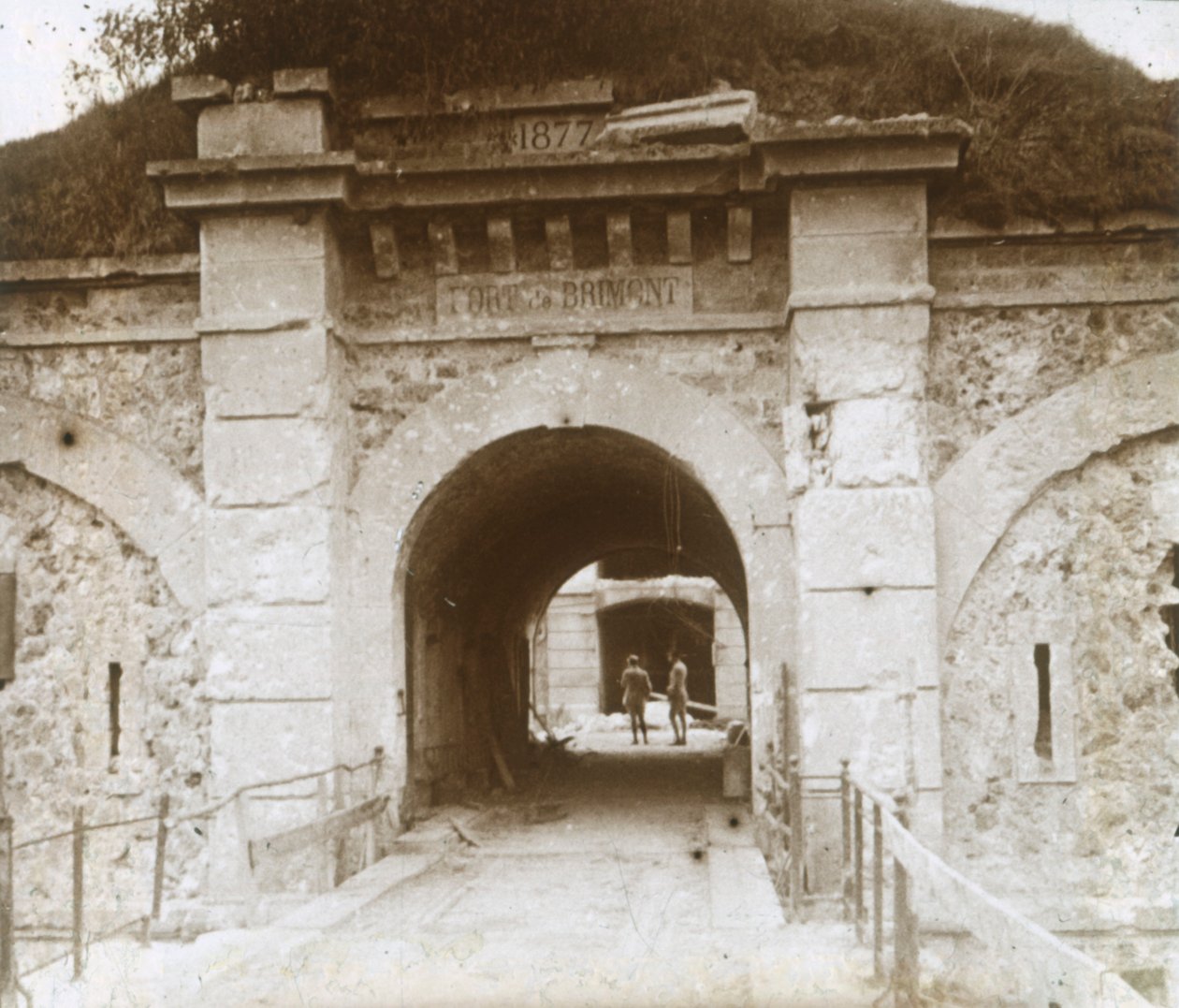 Fort de Brimont, Reims, Pohjois-Ranska, c1914-c1918 tekijältä Unbekannt