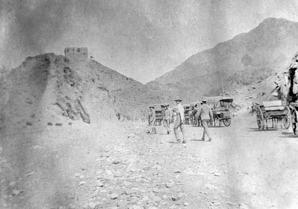 Linnoitus Khyber Passissa, 1917 tekijältä Unbekannt