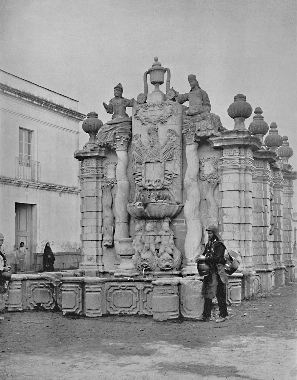 Fountain of the Falling Waters, Meksikon kaupunki, vuodelta 1897. tekijältä Unbekannt