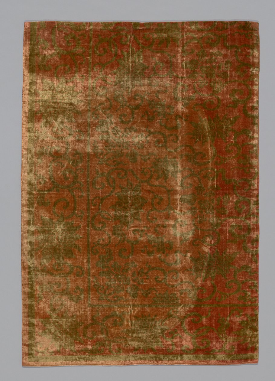 Fragment Furishing Fabric, Kiina, Qing-dynastia 1644-1911, 17751850. tekijältä Unbekannt