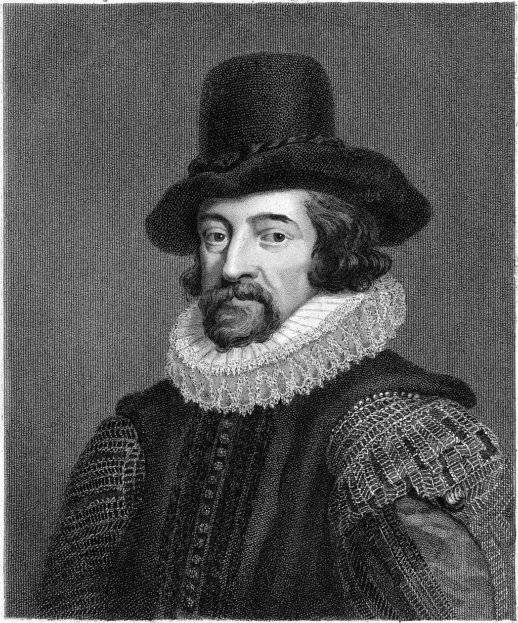 Francis Bacon, varakreivi St Albans, englantilainen filosofi, tiedemies ja valtiomies, 1900-luvun alku tekijältä Unbekannt