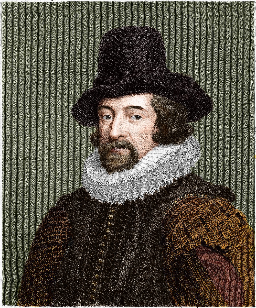 Francis Bacon, varakreivi St Albans, englantilainen filosofi, tiedemies ja valtiomies, 1900-luvun alku tekijältä Unbekannt