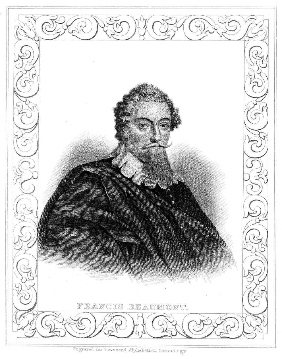 Francis Beaumont 1584-1616, englantilainen näytelmäkirjailija ja runoilija tekijältä Unbekannt
