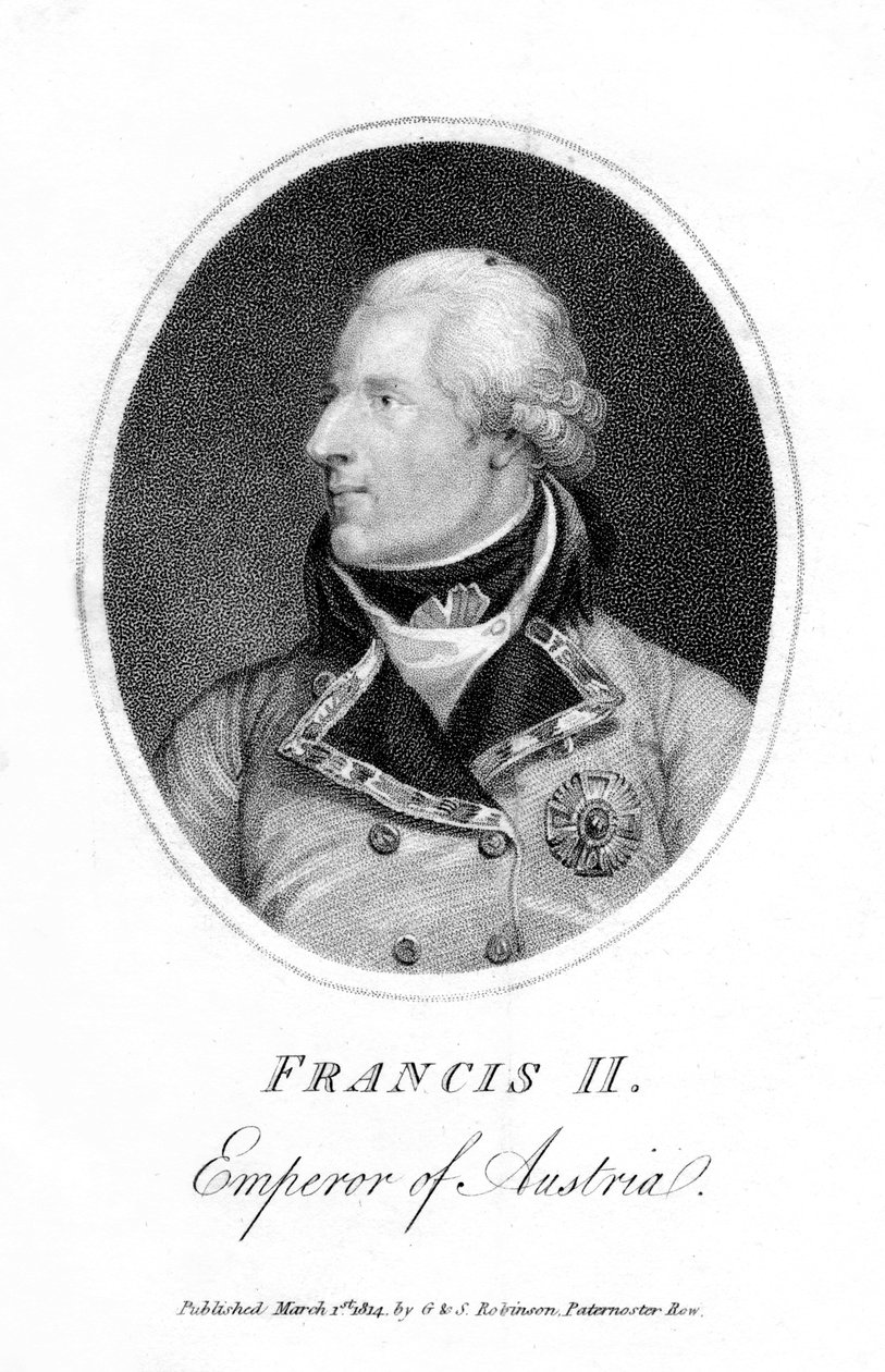 Francis II, Pyhän Rooman keisari, 1814 tekijältä Unbekannt