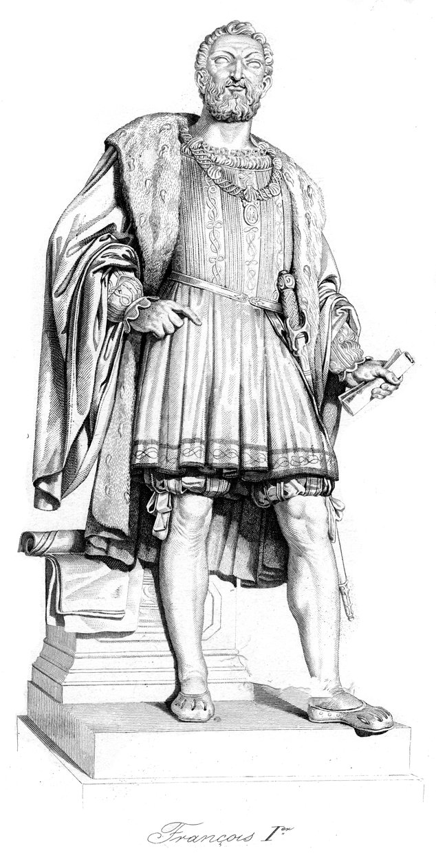 Francis I, Ranskan kuningas, 1800-luku tekijältä Unbekannt