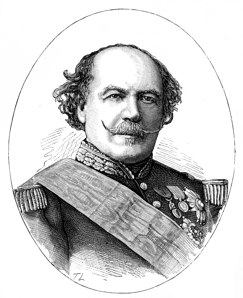 Francois Certain Canrobert 1809-1895, kenraali ja Ranskan marsalkka tekijältä Unbekannt