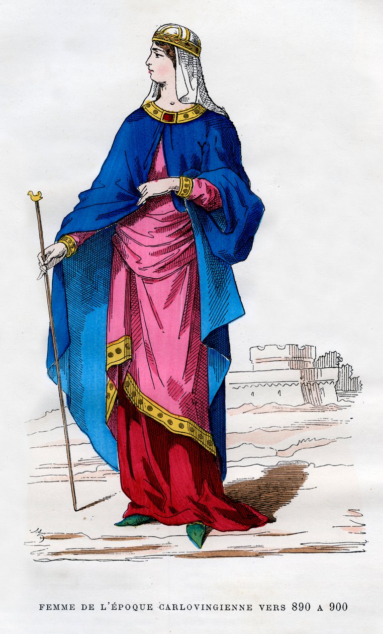 Karolingien ajan frankkinainen, 890-900 1882-1884 tekijältä Unbekannt