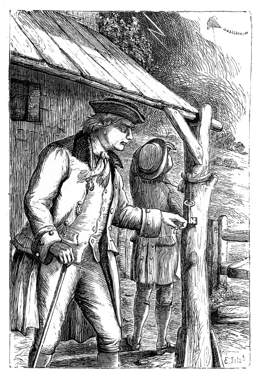 Franklinsin leijakoe, c1752, 1869 tekijältä Unbekannt