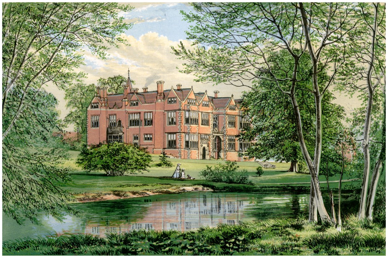 Franks Hall, Kent, Power-perheen koti, vuodelta 1880 tekijältä Unbekannt