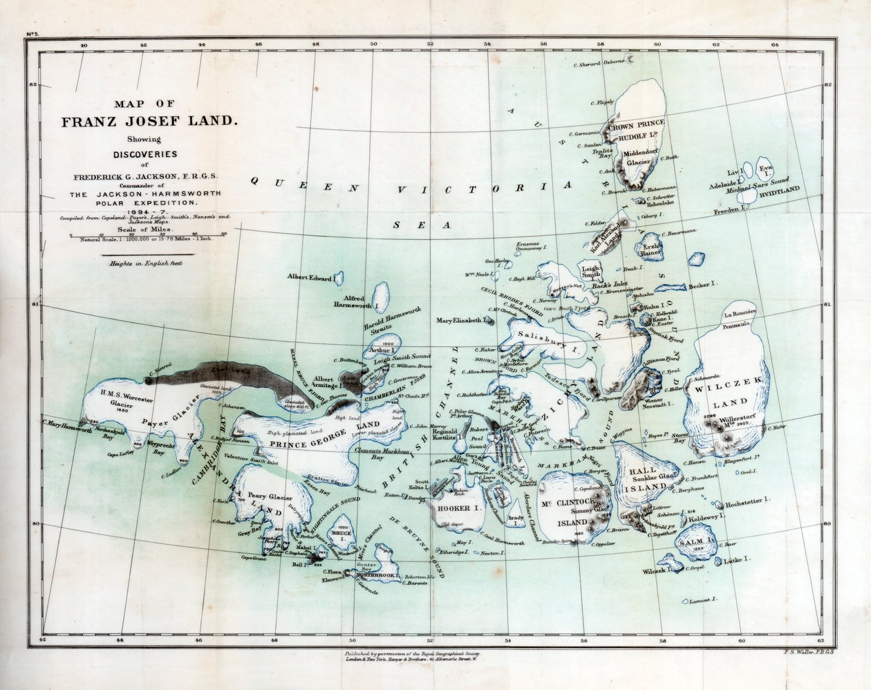 Franz Josef Land, 1899 tekijältä Unbekannt